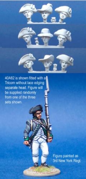 Front Rank Miniatures: 40A82 Long Regimental Coat - Marching, Rolled Blanket On Back (1 figure)