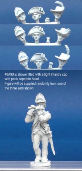 Front Rank Miniatures: 40A90 Long Regimental Coat - Fifer Marching Playing, Overalls (1 figure)