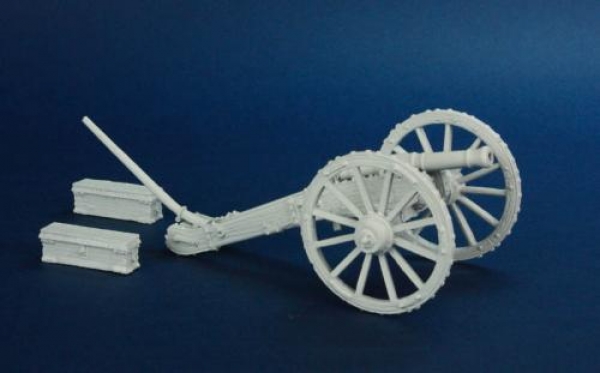 Front Rank Miniatures: 40GE2 Artillery - 6lb Canon (40mm)