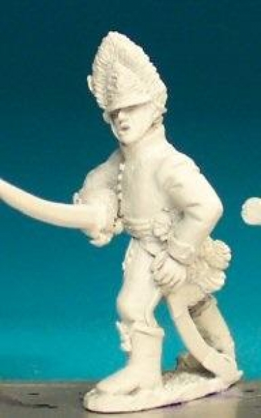 Front Rank Miniatures: AN60 Hungarian Grenadier - In Bearskin - Officer Waving Forward (6 figur