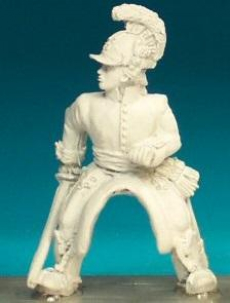 Front Rank Miniatures: AN64 Mounted Hungarian Officer - Mtd, Officer In Helmet (6 figures)