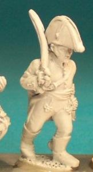 Front Rank Miniatures: AN74 Grenz Command - Officer Marching Wearing Bicorn (6 figures)