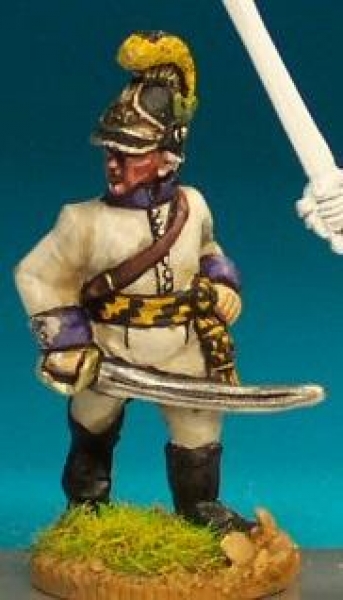 Front Rank Miniatures: AN7 German Fusilier - In Helmet - Officer Advancing (6 figures)