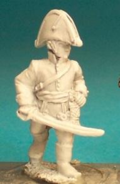 Front Rank Miniatures: AN80 Jager / Jager Command - Officer Advancing In Bicorn (6 figures)