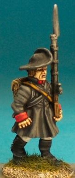 Front Rank Miniatures: AN84 Landwehr - Marching Knee Length Coat And Wide Brimmed Hat (6 figure