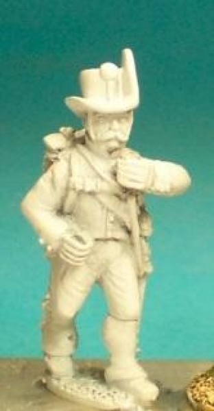 Front Rank Miniatures: AN85 Landwehr Command - Standard Bearer In Regulation Dress And Corsehut