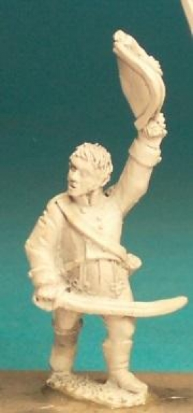 Front Rank Miniatures: AN90 Landwehr Command - Officer Advancing Waving Bicorn (6 figures)