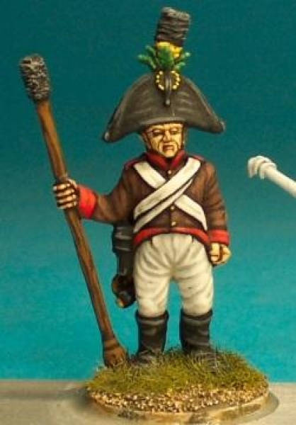 Front Rank Miniatures: ANA1 Austrian Artillery Crewman - In Bicorn - Gunner With Ramrod (6 figu