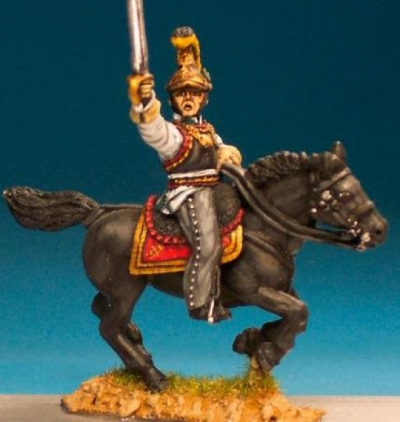 Front Rank Miniatures: ANC4 Cuirassier - Officer, Sabre Raised (6 figures)