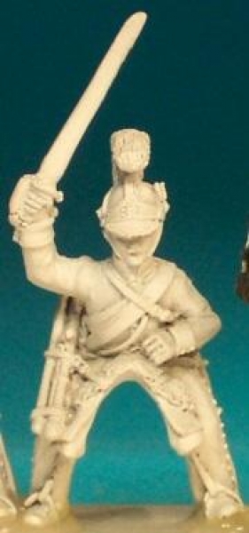 Front Rank Miniatures: ANC8 Dragoon Or Cheveaux Leger - Trooper, Sabre Up (6 figures)