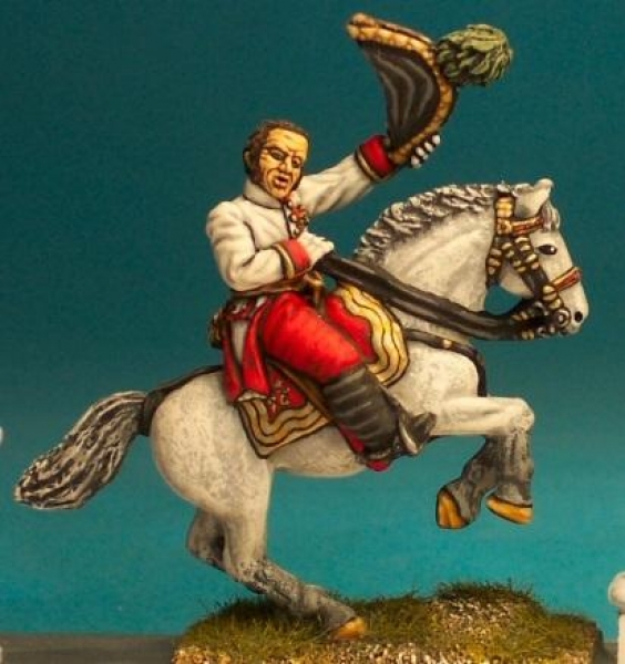 Front Rank Miniatures: ANP1 Archduke Charles On Rearing Horse (One Piece Casting)