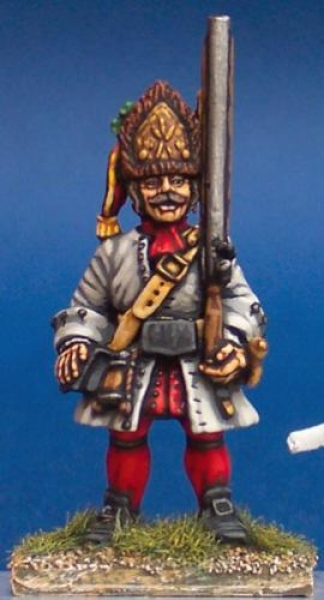 Front Rank Miniatures: AS3 Grenadier Standing, Shouldered Musket (6 figures)
