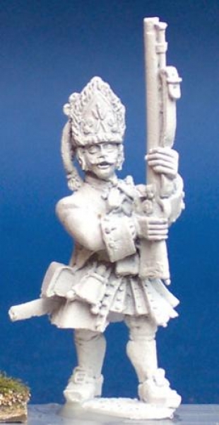 Front Rank Miniatures: AS4 Grenadier Standing, Musket Held To Front (6 figures)