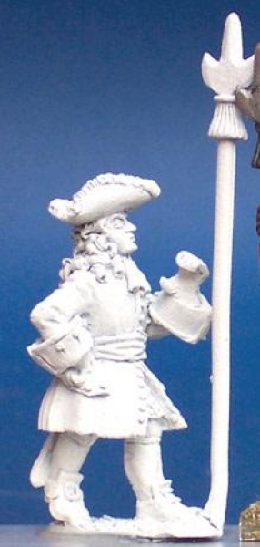 Front Rank Miniatures: AS9 Officer With Partizan, Marching (6 figures)