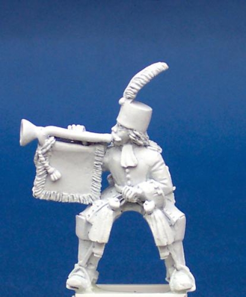 Front Rank Miniatures: ASC1 Austrian Musician - Austrian Cuirassier Trumpeter Playing (6 figure
