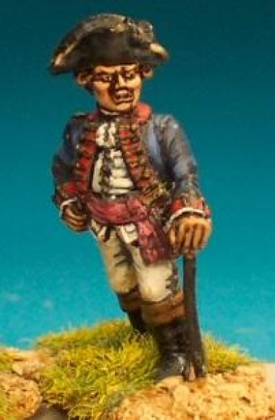 Front Rank Miniatures: AWAB4 Officer Of Artillery (6 figures)
