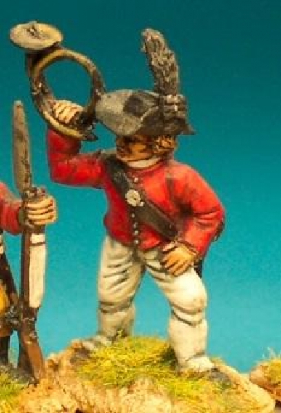 Front Rank Miniatures: AWB20 British Light Infantry Battalion Bugler In Slouch Hat (6 figures)