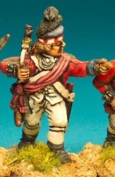 Front Rank Miniatures: AWB26 Highland Officer In Campaign Dress (6 figures)