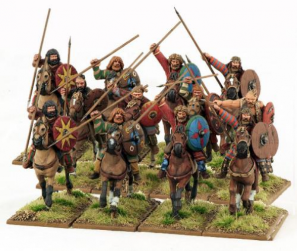 SAGA: Hun (Steppe Tribes) Tribal Levy Mounted (12)