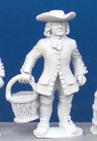 Front Rank Miniatures: SSA2 Artillery Labourer In Waistcoat, Holding Bucket (Suitable for most Natio