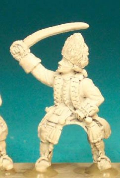 Front Rank Miniatures: SYFC13 Line Cavalryman & Dragoon Command - Officer In Fur Hat (6 figures)