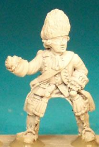 Front Rank Miniatures: SYFC15 Line Cavalryman & Dragoon Command - Standard Bearer In Fur Hat (6 figu