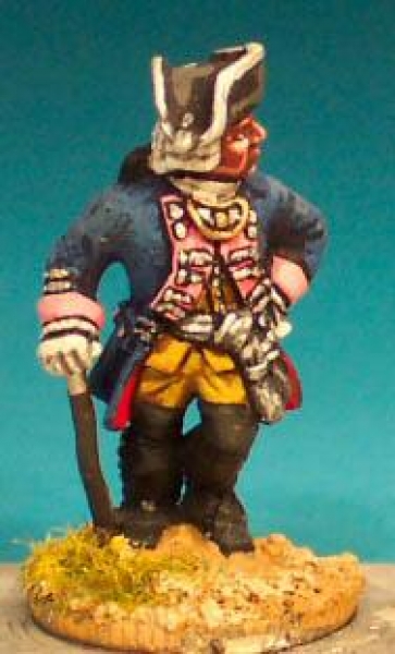 Front Rank Miniatures: SYP19 Officer Marching With Cane, Hat Without Cockade (6 figures)