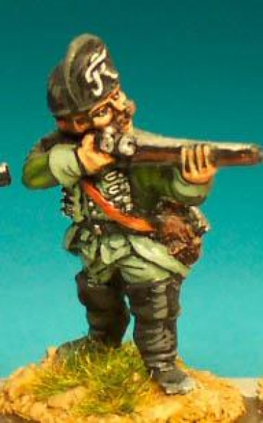 Front Rank Miniatures: SYP24 Free Corps (Frei Korps) - Jager In Kaskett, Firing (6 figures)
