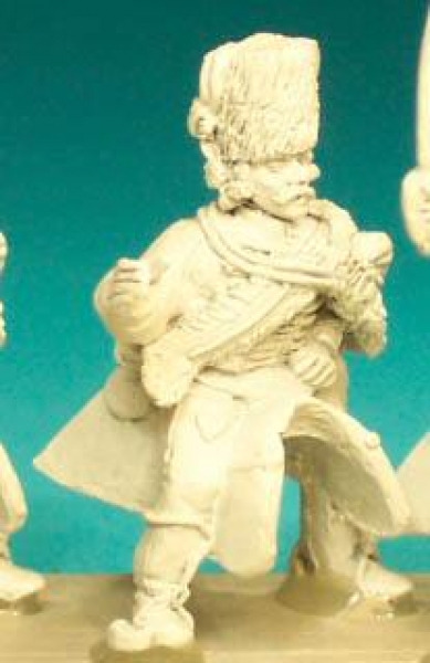 Front Rank Miniatures: SYPC14 Hussar Standard Bearer In Fur Hat (6 figures)