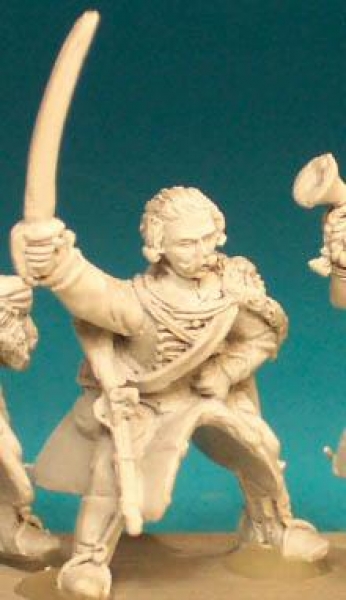 Front Rank Miniatures: SYPC19 Hussar Trooper, Bareheaded, Sabre Up (6 figures)