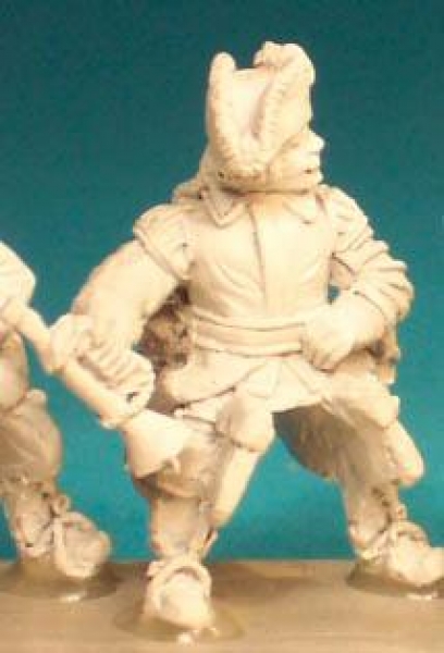 Front Rank Miniatures: SYPC4 Cuirassier Trumpeter (6 figures)
