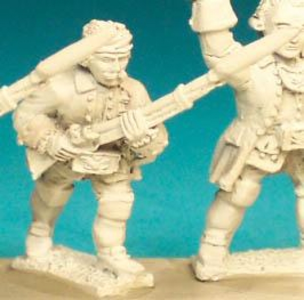 Front Rank Miniatures: SYR13 Observation Corps, Musketeer, Advancing With Bandaged Head (6 figures)