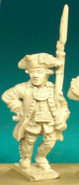 Front Rank Miniatures: SYR4 Line Musketeer Officer With Fusil (6 figures)