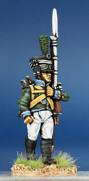 Front Rank Miniatures: WN48 Wurttemberg Light Infantryman 1807 To 1812 - Marching (6 figures)
