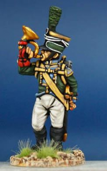 Front Rank Miniatures: WN58 Wurttemberg Light Infantryman 1807 To 1812 - Hornist Standing Playing (6