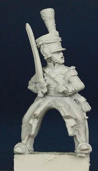 Front Rank Miniatures: WN63 Wurttemberg Light Infantry Officer 1807 To 1812 - Mounted Officer (6 fig