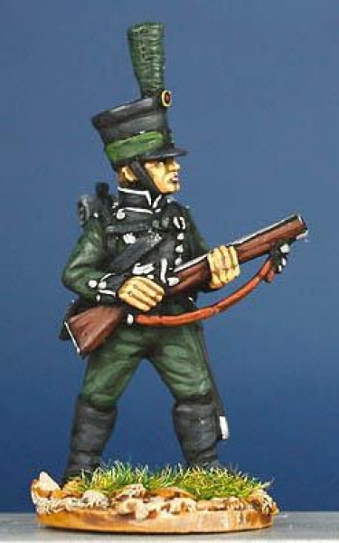 Front Rank Miniatures: WN67 Wurttemberg Jager 1807 To 1812 - Standing At Ready (6 figures)