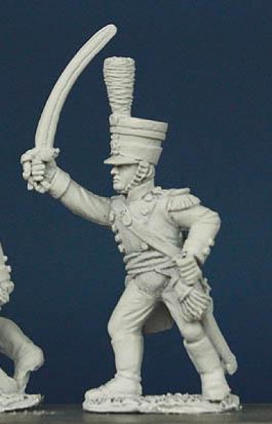 Front Rank Miniatures: WN73 Wurttemberg Jager 1807 To 1812 - Officer Standing With Sword Raised (6 f
