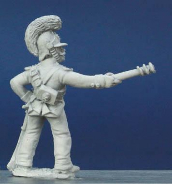Front Rank Miniatures: WNA19 Wurttemberg Horse Artillery Crewman 1811 - 1812 - Gunner With Portfire 