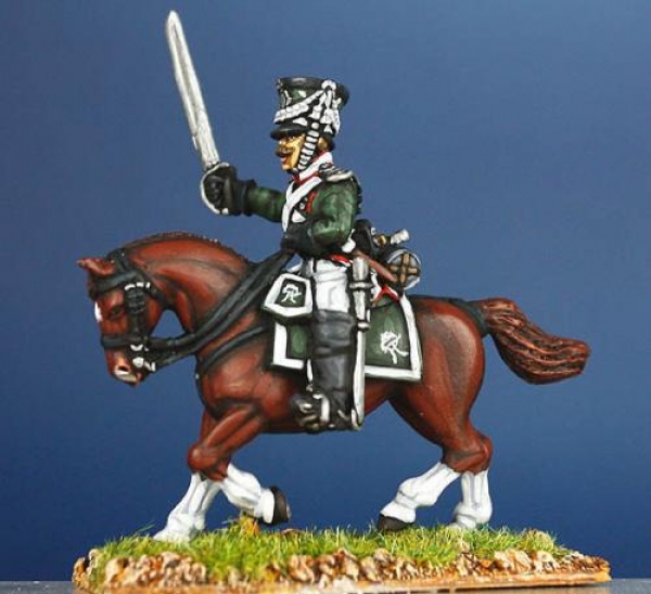 Front Rank Miniatures: WNC12 Dragoon - Trooper Charging (Separate Pivoting Arm) (6 figures)