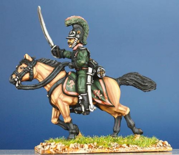 Front Rank Miniatures: WNC7 Chasseur-A-Cheval - Trooper Charging - Separate Pivoting Arm (6 figures)