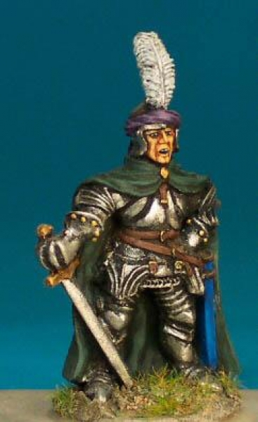 Front Rank Miniatures: WR101 Officer Standing In Cloak And Barbute (6 figures)