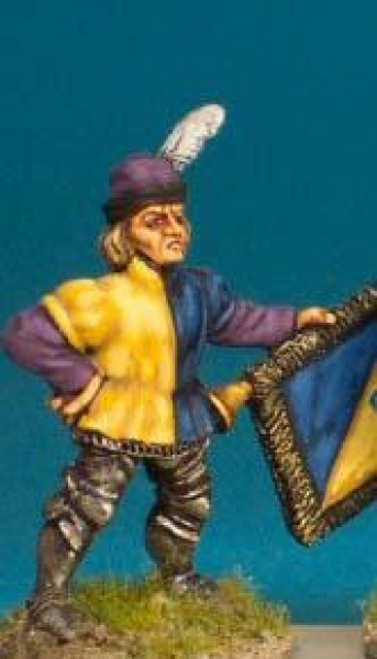 Front Rank Miniatures: WR105 Musician - Trumpeter Holding Trumpet To His Side (6 figures)