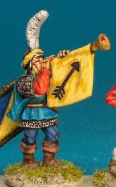 Front Rank Miniatures: WR106 Musician - Trumpeter Playing Trumpet (6 figures)
