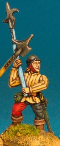 Front Rank Miniatures: WR46 Billman - Bill Raised Overhead - Jack And Skull Cap (6 figures)