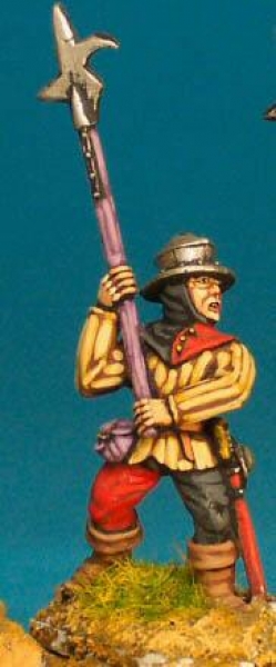 Front Rank Miniatures: WR47 Billman - Bill Raised Overhead - Jack And Kettle Hat (6 figures)