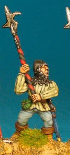 Front Rank Miniatures: WR48 Billman - Bill Raised Overhead - Jack And Bascinet (6 figures)