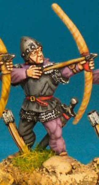 Front Rank Miniatures: WR6 Archer Shooting - Livery Jacket And Bascinet (6 figures)