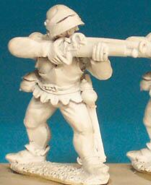 Front Rank Miniatures: WR74 Handgunner Firing - Breastplate Visored Sallet (Visor Up) (6 figures)