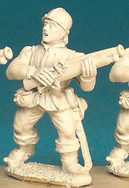 Front Rank Miniatures: WR78 Handgunner Standing Ready To Fire - Jack And Skull Cap (6 figures)